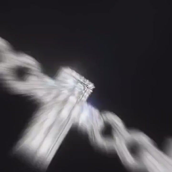 Cross Infinity Moissanite Bracelet, VVS1 Moissanite Passes Diamond Test, 925 Sterling Silver Hip Hop Jewelry, Luxury Bling for Men & Women