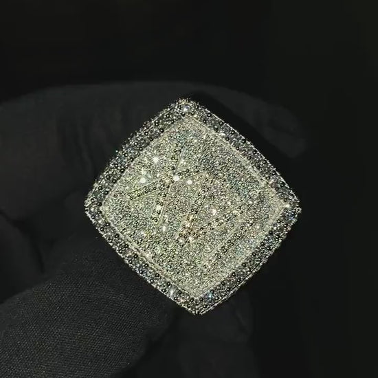 Iced Out Championship Rings for Men | VVS Cubic Zirconia / Moissanite | Custom Hip Hop Statement Rings | Unique Jewelry Gift